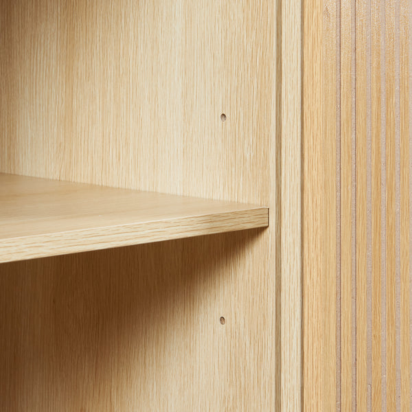 Sideboard Landskrona 115x40x90 cm Eichenoptik [en.casa]