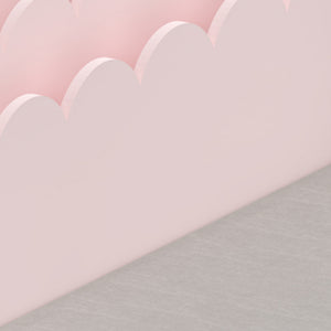 Kindersitzbank mit Regal Vestnes 100x45x70 cm Cotton Candy/Weiß [en.casa]