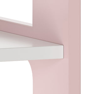 Kindergarderobe Vestnes 114x77x30 cm Cotton Candy/Weiß [en.casa]
