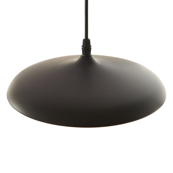 Hängeleuchte Oupilu mit integrierten LEDs Metall 120x25x25 cm Schwarz/Weiß [lux.pro]