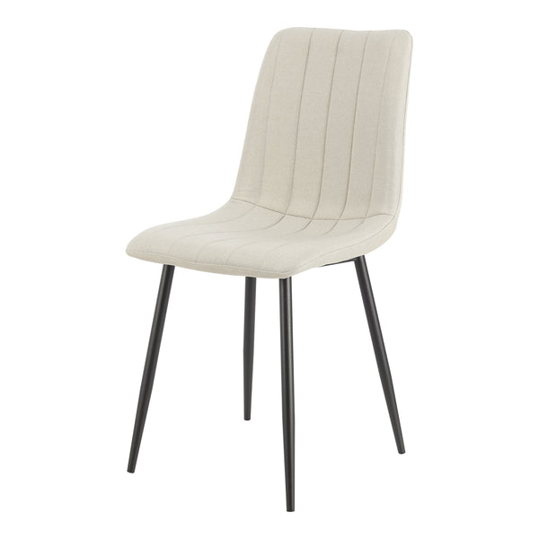 Essgruppe Hemnes 5-teilig Eicheoptik/Beige [en.casa]