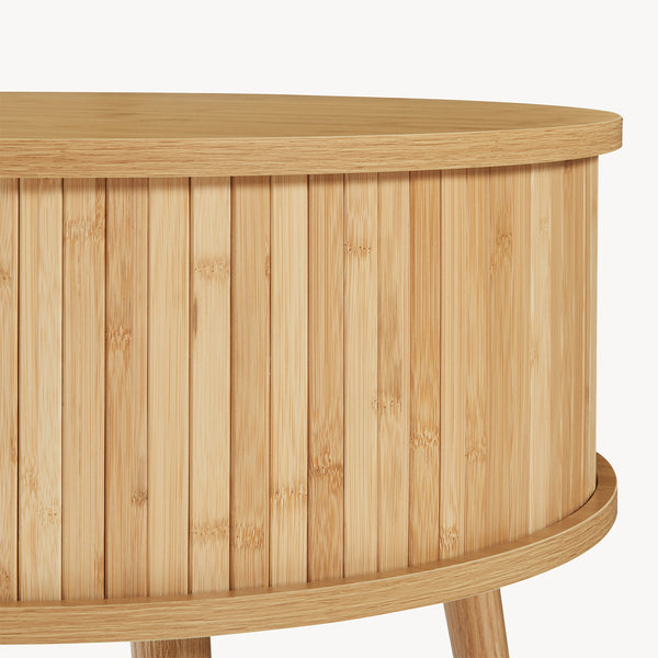 Nachttisch Nordkapp 45x60 cm Bambus [en.casa]