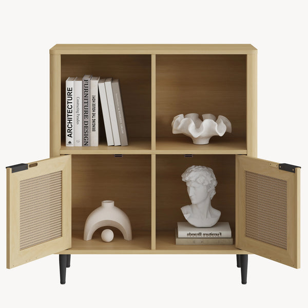 Kommode Lukhomso 85x75x30 cm Eicheoptik [en.casa]