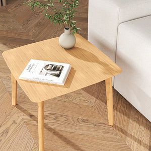 Beistelltisch Haad 45x50x50 cm Bambus Natur [en.casa]