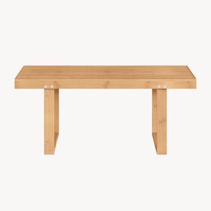 Sitzbank Aarela 91x41x38 cm Bambus [en.casa]