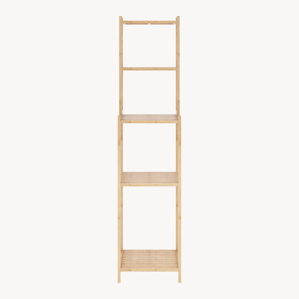 Badregal Anun 128x30x30 cm Bambus Natur [en.casa]