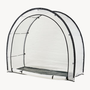 Tomatengewächshaus aus Folie Larshasas 180x80x170 cm Transparent [en.casa]