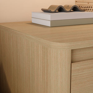 Nachttisch Takranmaa 2er Set 54x60x40 cm Eicheoptik [en.casa]