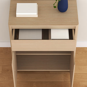 Beistellschrank Takranmaa 88x79x39 cm Eicheoptik [en.casa]
