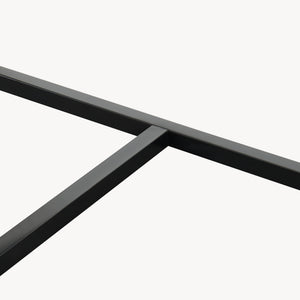 Garderobenständer Norjad 160x80x41 cm Metall Schwarz [en.casa]