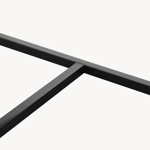 Garderobenständer Norjad 160x80x41 cm Metall Schwarz [en.casa]