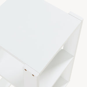 Beistelltisch Thyholm 55x30x30 cm Weiß [en.casa]