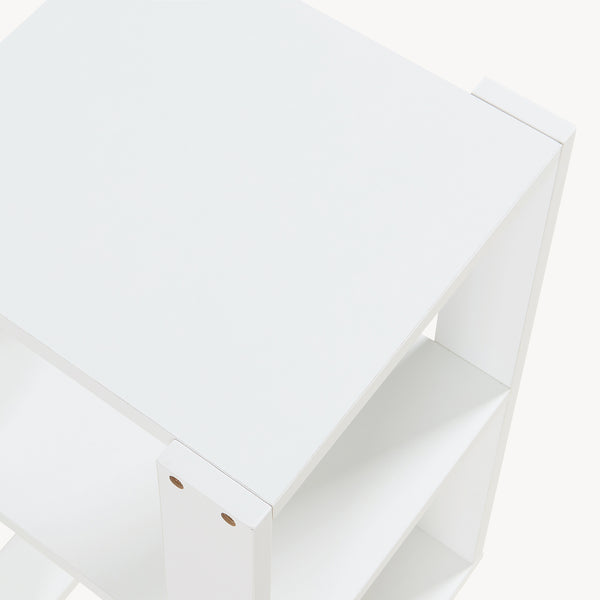 Beistelltisch Thyholm 55x30x30 cm Weiß [en.casa]