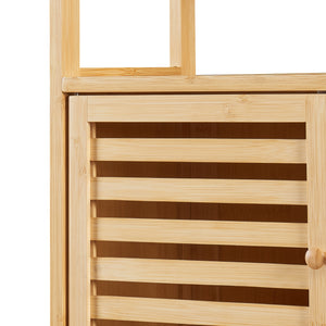 Badezimmerregal Haugesund 158x60x26 cm Bambus [en.casa]