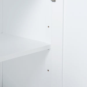 Spiegelschrank Karlsøy 50x60x15cm Weiß [en.casa]