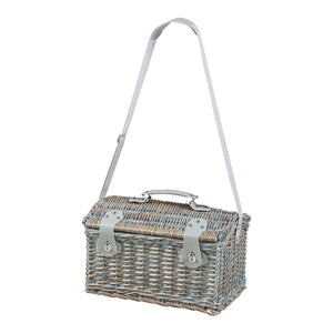 Picknickkorb Folldal für 2 Personen 40x28x25 cm [casa.pro]