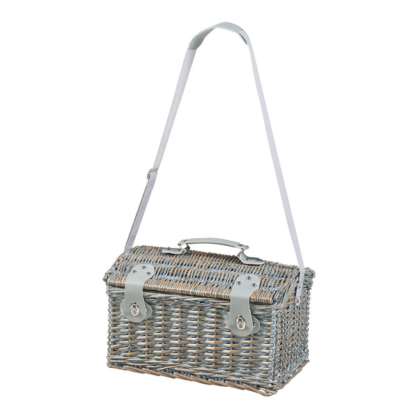Picknickkorb Folldal für 2 Personen 40x28x25 cm [casa.pro]