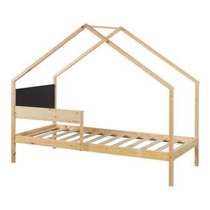 Hausbett Sodankylä mit Ausziehbett mit 2 Matratzen 90x200cm [en.casa]