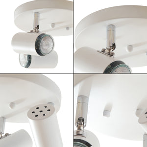 Deckenleuchte Bathgate 3 x GU10 Weiß [lux.pro]