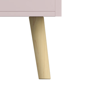 Spielzeugkiste Vestnes 60x30x44 cm Cotton Candy/Weiß [en.casa]