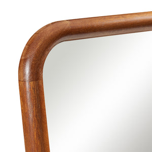 Wandspiegel Ristijarvi 120x40 cm Braun [en.casa]