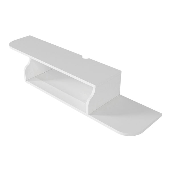 TV-Lowboard hängend Kershaby 120x30x19 cm Weiß [en.casa]