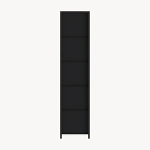Vitrinenschrank Ostersund 174x40x35 cm Schwarz [en.casa]