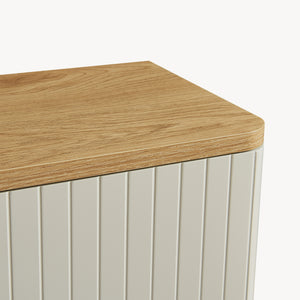 Hängeschrank Ferrersp 50x45x24 cm Eicheoptik/Sandfarben [en.casa]