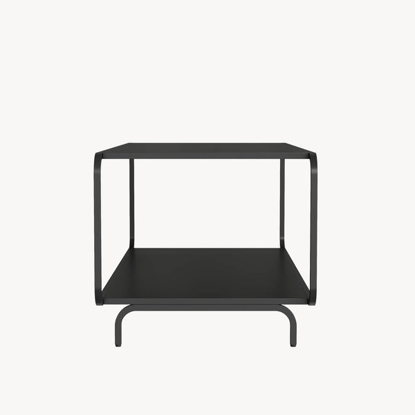 Couchtisch Færder 115x50x45 cm Stahl Schwarz [en.casa]