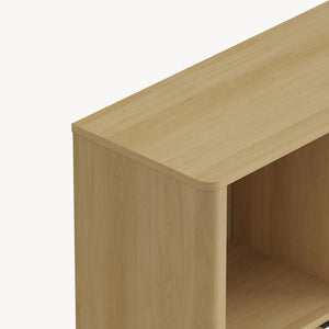 Kommode Lukhomso 85x75x30 cm Eicheoptik [en.casa]