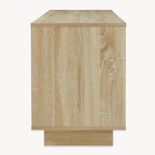 Fernsehschrank Kenta 120x39x52 cm Sonoma-Eicheoptik/Weiß [en.casa]
