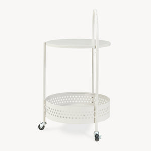 Servierwagen Jässaatka Stahl 76x40 cm Grau [en.casa]