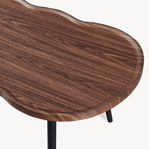 Couchtisch Ken 100 x 60 x 47 cm Walnussoptik [en.casa]