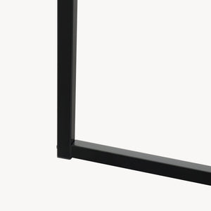 Garderobenständer Norjad 160x80x41 cm Metall Schwarz [en.casa]