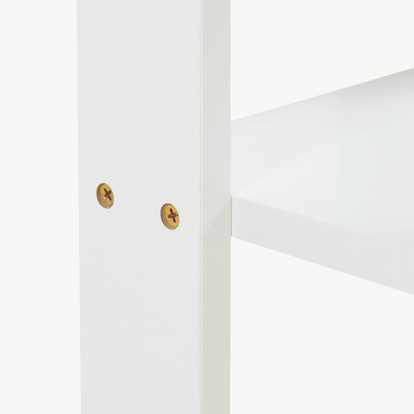 Beistelltisch Thyholm 55x30x30 cm Weiß [en.casa]