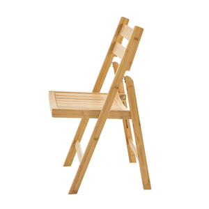Klappstuhl Gran aus Bambus im 2er Set [en.casa]