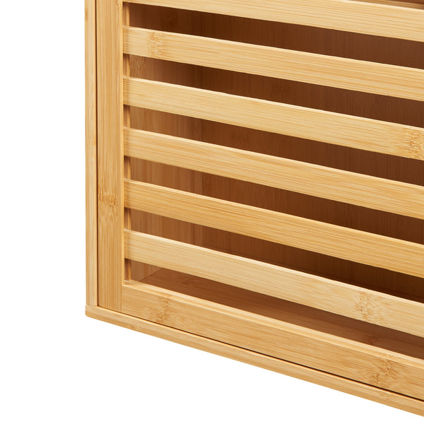 Badezimmerschrank Järfälla 55x37x16 cm Bambus [en.casa]