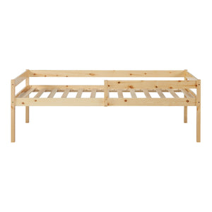 Doppel-Kinderbett Sonkajärvi 90x200cm Kiefernholz Natur [en.casa]