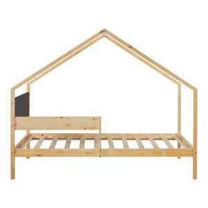 Hausbett Sodankylä mit Ausziehbett mit 2 Matratzen 90x200cm [en.casa]