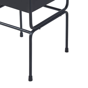 Pflanzenständer Sveio 2er Set Metall Schwarz [en.casa]
