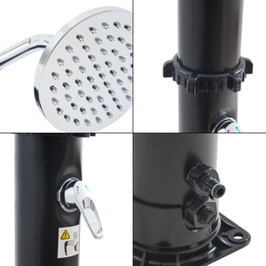Solardusche Frerievn mit Fußdusche 215 cm 18L  [casa.pro]
