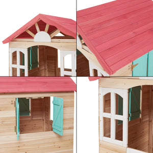 Kinderspielhaus Lulä Spielhütte 130x115x101 cm Holz [casa.pro]