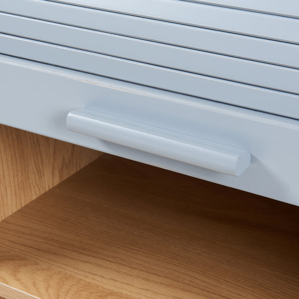 Rollladenschrank Kavlinge 80x60x40 cm Bambus/Grau [en.casa]