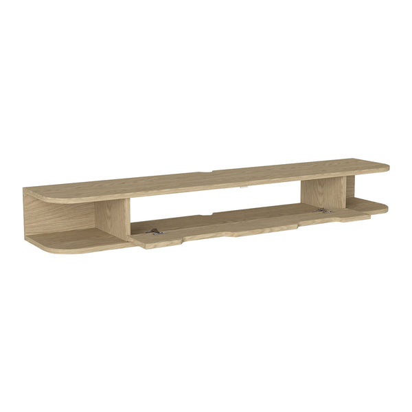 TV-Lowboard hängend Karjali 150x30x19 cm Eicheoptik [en.casa]