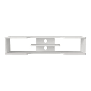 TV-Lowboard hängend Yrela 120x30x26 cm Weiß [en.casa]