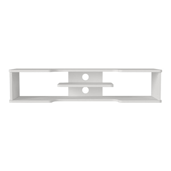 TV-Lowboard hängend Yrela 120x30x26 cm Weiß [en.casa]