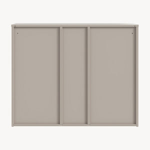 Aktenschrank Kliri Stahl 100x32x81 cm Kamelfarben [en.casa]