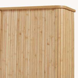 Beistellschrank Nordkapp 100x40x80 cm Bambus [en.casa]