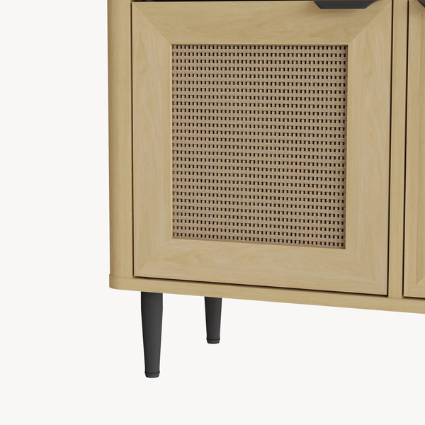 Kommode Lukhomso 85x75x30 cm Eicheoptik [en.casa]