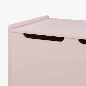 Spielzeugkiste Virer 60x40x45 cm Rosa [en.casa]